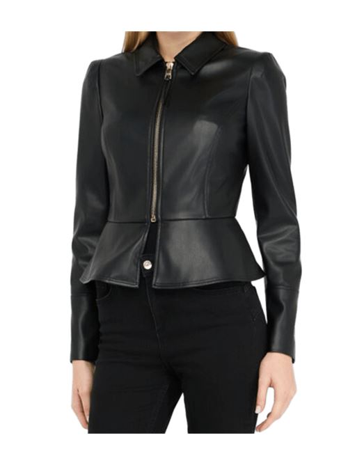 Giacca da donna  in tessuto spalmato, colore nero LIU JO | CF5203-E062422222